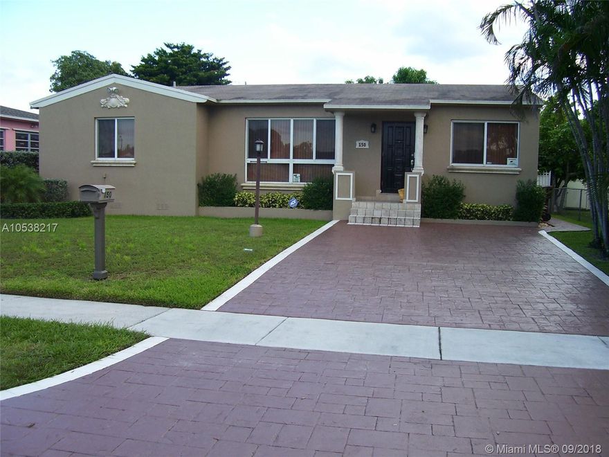 *Beautiful House*Like New*Completly remodeled* 5/3 Large enough for a big family*New kitchen, New bath rooms, New throughout tile floor, New Impact Windows, New Legal Addition* 21.5 X 14 Master bedroom with 2 Walking Closets and a modern big Master bathroom*25 X 14 Florida Room* 2 Central A/C and 2 Water Heaters*
Sprinklers and Alarm System* New Jacuzzi and more, Call today.