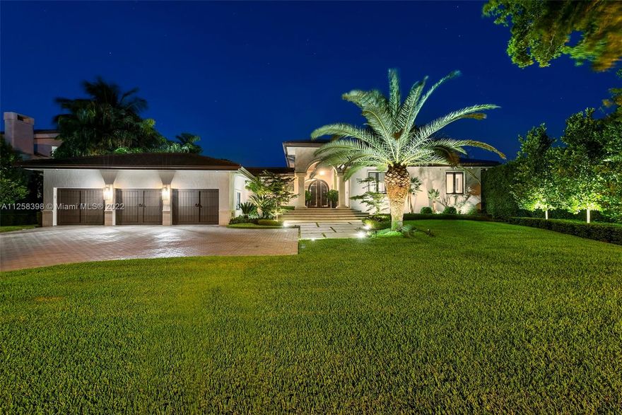 Spectacular & Exemplary One story Transitional Gem created w/ a perfect blend of artistry and sophistication. Totally and newly renovated with superlative design with all the luxurious elements. Rarely available in the heart of illustrious Cocoplum. (Phase I, No membership required, coupled with tennis courts just steps away).This  gorgeous & unique home w/ open floor plan, soaring ceiling, elegant floorings, finest finishes and stunning details throughout! Epicurean gourmet dream kitchen. Lavish master with sumptuous bath! Addl. media room & office. A brilliant integration for indoor & outdoor resort living and grand scale entertaining! Well thought out energy efficiency w/ solar panels & more! Stunning courtyard and inviting pool! summer kit & terrace! Magnificent grounds! Sensational!