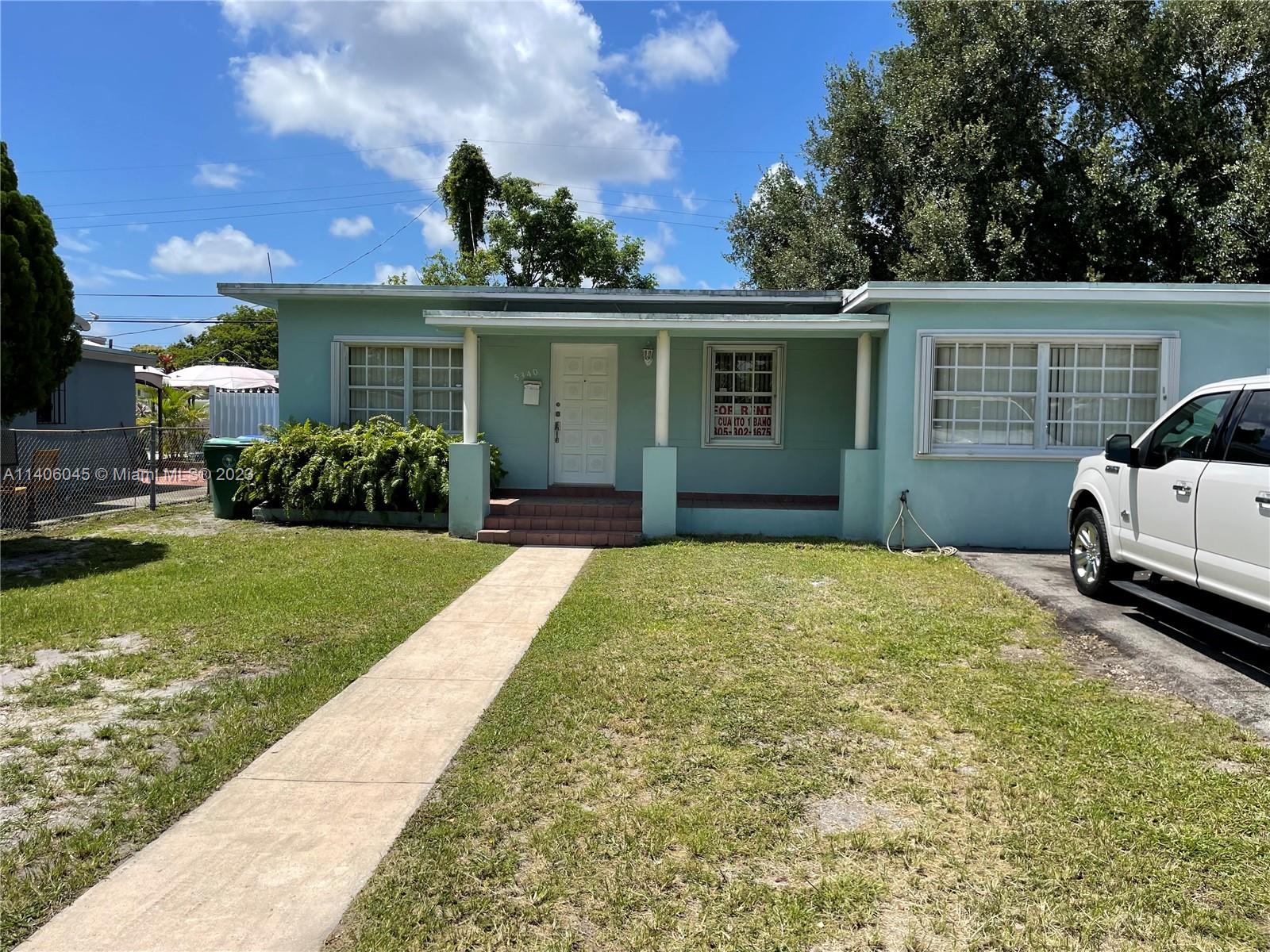CENTRALLY LOCATED NEAR THE AIRPORT AND CORAL GABLES, MINUTES TO DOWNTOWN MIAMI. THREE BEDRROMS ONE BATHROOM, FAMILY ROOM TERRACE AND BACKYARD, NO PETS ALLOWED. FIRST AND TWO SECURITIES. MUST COMPETE APPLICATION AND SEND ALL DOCUMENTS TO SCHEDULE A SHOWING.
REQUIREMENTS ARE: TWO MONTHS OF BANK STATEMETS WITH SUFFICIENT FUNDS, ONE MONTH OF PAYSTUBS, CREDIT REPORT AND CRIMINAL BACKGROUND. COPY OF DRIVERS LICENSE.