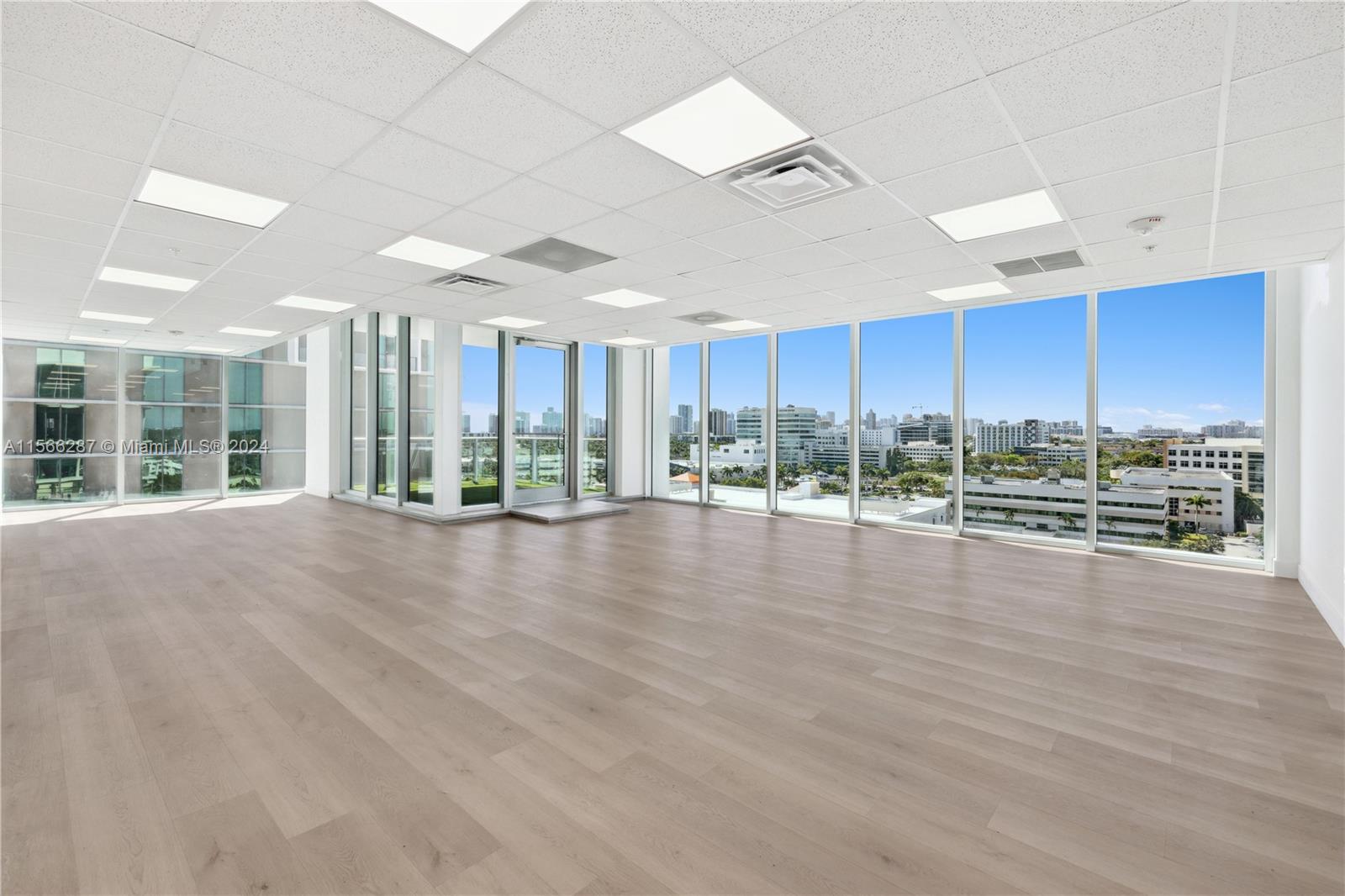 In the heart of Aventura Medical District, Offices at Ivory 214, a Commercial Condominium, is a contemporary mixed-use Class A and Leed Gold Certified Building with 34 medical and professional offices, approx. 100 rooms of extended stay “Serena” of Tapestry Hilton Hotel and10,000 sq. ft. retail stores. Owners/Tenants of offices have access to the hotel amenities. A premium corner unit with 1,362 sq. ft. (unit net 1,096 sq. ft. plus common area factor) plus a private balcony. South exposure. Unit 909 has floor-ceiling windows, wooden floor, available now. Includes 2 assigned parking spaces #107 and #108. Within walking distance from Aventura Hospital, shopping and dining across Biscayne Blvd at Gulfstream Park and Aventura Commons mall. Unit also listed for Rent.