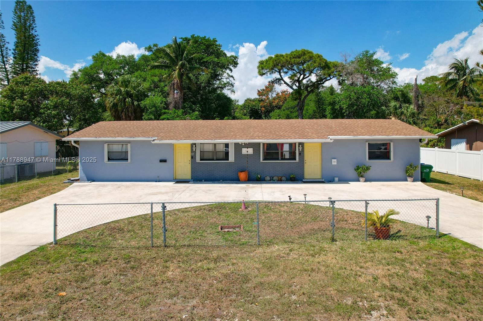 Fantastic Investment Opportunity! Discover this well-maintained duplex offering two spacious 2 bed / 1 bath units, each with access to a large backyard patio, perfect for outdoor living or entertaining. A brand-new driveway adds to the curb appeal and functionality. Conveniently situated just minutes from Target, grocery stores, and popular shopping centers, this property is ideal for both owner-occupants and savvy investors seeking strong rental income potential in a prime location.
