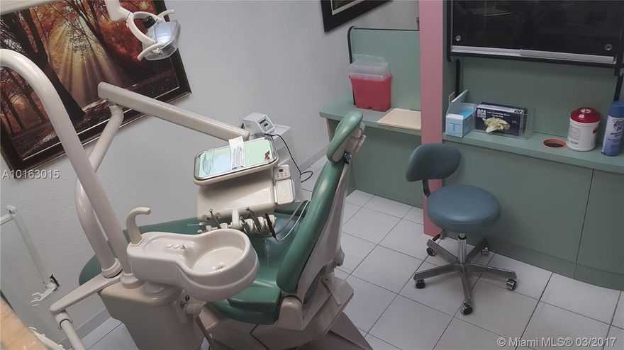 25 YEARS DENTAL OFFICE IN THE SAME SPOT IS FOR SALE AS A RUNNING & STAFFED PRACTICE WITH PATIENT DATABASE.TURN-KEY BUSINESS WITH EVERYTHING IN PLACE FOR SMOOTH TRANSITION & NEW OWNER REAPS THE BENIFITS OF LONG TIME, SAME PLACE PRACTICE.OFFICE HAS 1,400 SF IN TWO SUITS &  HAS 4 0P'S.OFFICE DIGITIZED WITH DENTRIX & PAYING A LITTLE ABOVE $4,000 PER MONTH WITH AN OPTION TO RENEW LEASE FOR A LONGER PERIOD THAN 5 YEARS.YTD SEPTEMBER 30 PRODUCTION $385,000 WITH STEADY TREND TO REACH $450K AT THE END OF  2016.