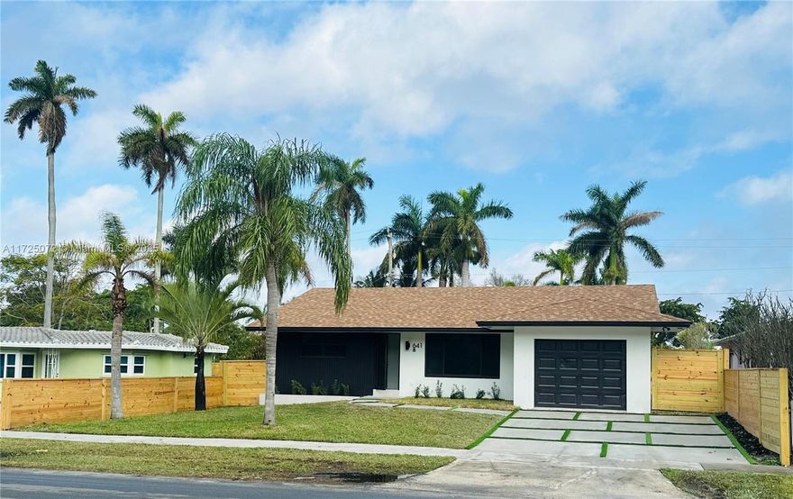 Great Location This 3/2 bath garage totally remodeled modern home (No HOA , Fast Approval ) . Located in Dania Beach near Harbor Towne Marina , Dania Casino and few minutes from the Beach . One of the bedroom has a separate entrance and can be used as efficiency (potencial extra income ) . Must see it