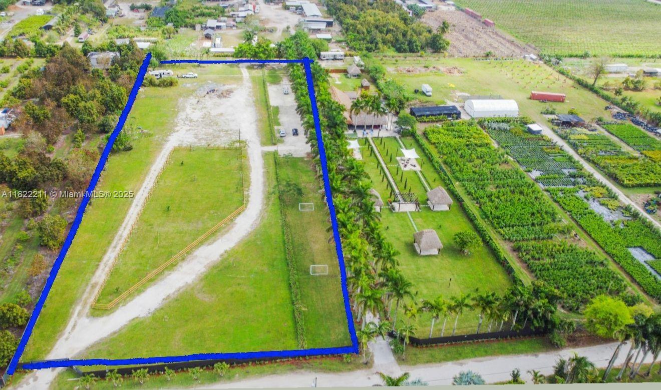 Unique opportunity to lease land 2.5 acres, near Krome Ave and SW 136 St. Ideal for agriculture, truck or trailer parking, tow trucks, boats, or other commercial storage uses. The lot is spacious, flat, and easily accessible. No HOA, minimal restrictions. Located in a rapidly developing area with convenient access to major highways, this parcel offers flexibility and potential. Perfect for businesses needing outdoor space in a strategic West Miami-Dade location.