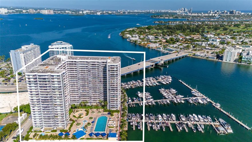Wake up to open bay views from this beautifully positioned 2-bedroom, 2-bathroom residence on the 6th floor of one of North Bay Village's most amenity-rich waterfront buildings. Bright, functional layout with water views that make every day feel like a getaway.
The building delivers resort-style living: community pool, private pool, spa/hot tub, cabana, fully equipped gym, marina with boat dock, business center, clubhouse, clubroom, bike storage, extra storage, vehicle wash area, trash chute, and a secured card/electric gate — everything you need without leaving home.
Location is unmatched — minutes to Miami Beach, Brickell, Downtown, Design District, Wynwood, and Bal Harbour. And the neighborhood is just getting started: Continuum Waterfront District, Shoma Bay, and Sunbeam's 13-acre mixed-use development are transforming North Bay Village into one of Miami's most exciting bayfront corridors.
Perfect as a primary residence, second home, vacation retreat, or income-producing investment. Views, lifestyle, amenities, and future upside — all in one address. Schedule your private showing today.