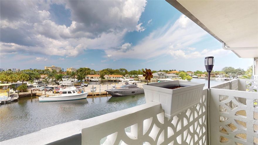 Stunning Top-Floor Condo in Keystone Arms! This 1-bedroom, 1-bathroom unit offers breathtaking canal views from the highest floor. Enjoy a recently renovated kitchen with modern finishes and an open layout perfect for entertaining. Bright, airy, and move-in ready—conveniently located near restaurants, shopping centers, and expressways, offering the best of North Miami living in a charming waterfront setting.