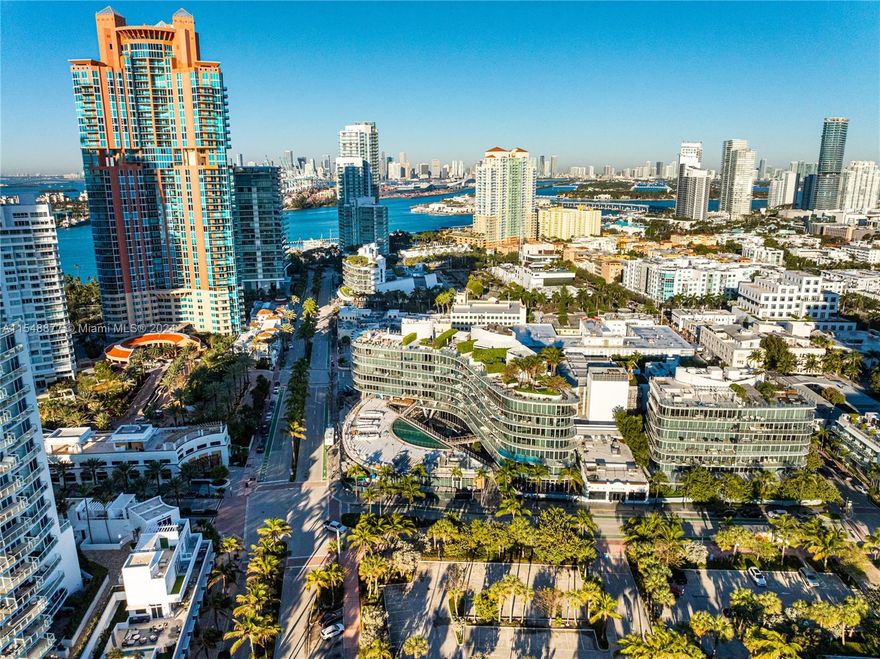 UNIQUE PENTHOUSE with 1700+ SF rooftop, private elevator, and 2-car garage with AC. One Ocean is a five-star boutique building for the most discerning buyer. Designed by famed architect Henrique Norton and surrounded by gardens created by internationally renowned landscaper Enzo Enea. The rooftop has multiple lounge seating areas, dining for 10, and jacuzzi with sunset and city light views for evening soirees. This large beautifully appointed unit offers lush park and ocean views. Located in the exclusive and vibrant South of Fifth neighborhood, walk to restaurants, clubs, 17-acre park, the ocean and its scenic boardwalk. World-class amenities include concierge, valet, fitness center, sauna, spa, & private beach service. Coming soon, internationally celebrated Philippe Chow restaurant.