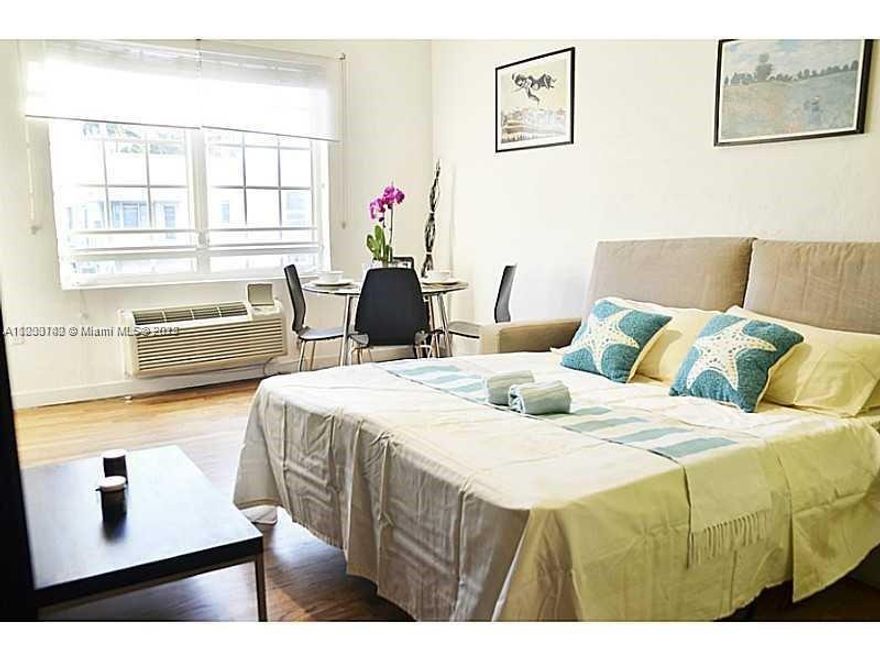 Lovely unit just steps away from Lincoln Rd. It comes fully furnished with parquet floors, new impact windows for lower energy bill and extra tranquillity.

It's tenant occupied until Aug 18. Contact the listing agent to schedule a showing.