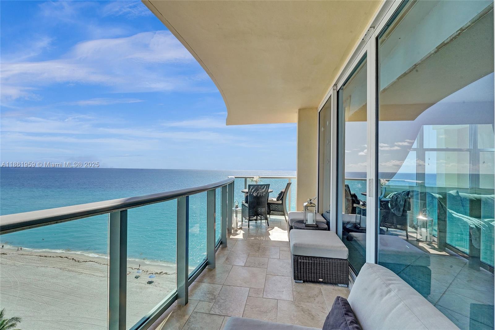 Soak up breathtaking views from every room of this sun-splashed corner residence—its wrap-around balcony lets you greet the dawn as it breaks over the ocean and savor sunsets over the Intracoastal. Sophisticated and fully furnished, the unit is ready for your seasonal escape (three-month minimum) and includes a complimentary valet parking space. At The?Wave, you’ll enjoy resort-style living without the hefty price tag: unwind by the newly redesigned pool deck framed by swaying palms and fountains, soak in the hot tub, and stay active in the 24-hour, state-of-the-art gym overlooking the ocean. Complimentary beach chairs and umbrellas are waiting for you as well. Luxurious coastal living awaits.