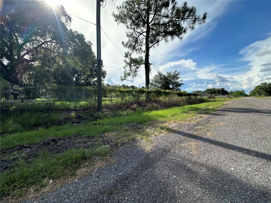 Discover the potential of this 5 acre lot in the Montura Ranches Community situated in Clewiston's growing neighborhood. This property offers ample space for a custom home, agricultural use or an investment opportunity. Lot has a drilled well and the street is already equipped with utilities. It offers rural tranquility with convenient proximity to the town. Easy access to local amenities schools, and major roadways.  Clewiston is only hours away from cities like Miami, Naples, Cape Coral, Fort Myers.