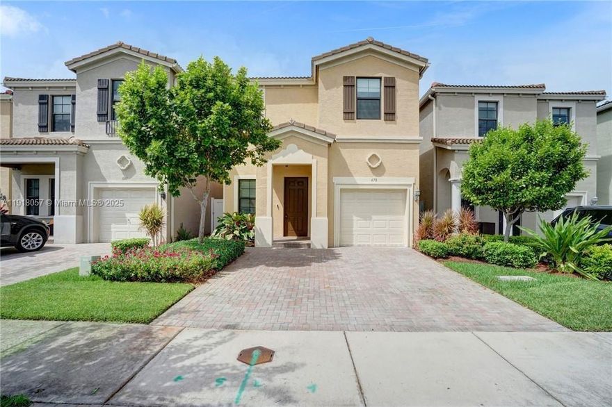 Come see this is a Large 4 bd 2.5 bath in Guard Gated Aventura Isles.  This impressive Captiva model features: upgraded impact windows and doors, updated kitchen with granite countertops with stainless-steel appliances, tankless water heater and much more.
Lots of privacy in this fully fenced back yard with mature trees and room for a pool.
This is a guard gated, family friendly community with 24/7 security, community Pool, jogging trail, dog park and 3 playgrounds.  HOA includes amenities listed plus premium cable, high speed internet, alarm and Landscaping.