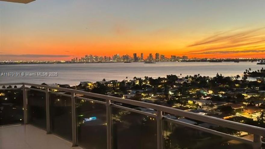 Step into a home where every day feels like a getaway. This renovated 2BD+Den,3BA corner residence spans nearly approx. 1750 SF with soaring 10.ft ceilings and a 600 SF wraparound balcony framing dazzling bay & skyline views. Light pours through impact glass doors onto sleek white porcelain floors,while smart-home features,motorized shades,a chic Italian kitchen with new appliances create effortless living. The primary suite offers a spa-like bath with jetted tub, glass shower & picture window overlooking downtown. Den is converted to a 3rd bedroom with its own full bath. The Lexi delivers resort-style amenities: infinity pool, modern gym & 24 hr. security. Ready to move in and start your waterfront lifestyle!