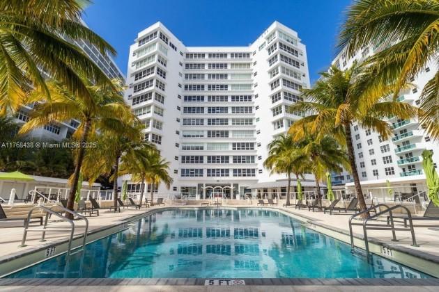 Enjoy breathtaking views of the Miami skyline, sunsets, and partial ocean from this spacious 9th-floor, 1,480 sqft unit in a boutique-style building on prestigious Millionaire's Row. Customize into a 2 or 3-bedroom home or enjoy the current charming resort-style ambiance. Amenities include direct ocean access, pool, gym, valet parking, and 24/7 security. Maintenance covers pool, cable, internet, water, electricity, and gym. Conventional loans only. Building certifications (40, 50 & 60-year) completed. Parking assigned by the association (not included with sale). Optional furniture available.
