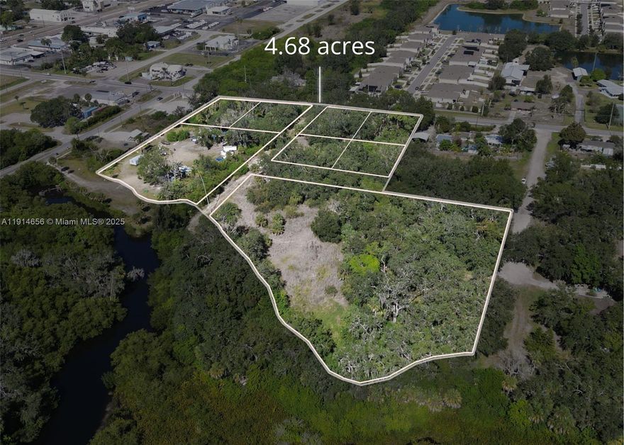 A premier development opportunity, this 4.68-acre (203,828 sq.ft.) property at 301 E Shell Point Road in Tampa offers eight individual lots that may be purchased as a complete portfolio for $1,500,000 or sold separately, giving buyers exceptional flexibility. The zoning includes RDC-12 on the east side supporting medium density residential of roughly 12 units per acre and RTC-2 on the west side, which allows for mixed-use commercial possibilities, the site is ideal for townhomes, cottages, duplexes, small multifamily, or neighborhood retail/office development. The combination of residential and mixed-use zoning makes this a rare infill opportunity for builders and investors seeking scale, versatility, and strong long-term growth potential in a rapidly expanding area.