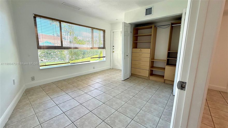 Charming 2-Bed, 1-Bath Home Steps from Miami Lakes Golf Club!
Enjoy this cozy residence featuring  living-dining room, 1 bed and one converted bed (2)fully equipped kitchen with brand-new stainless steel appliances (microwave, refrigerator, electric range & oven), plus washer and dryer. The home offers a spacious walk-in closet, impact windows, and a private porch that opens directly to the garden and pool area.THE ASSOCIATION ONLY ACCEPT 3 RESIDENTS.
Conveniently located just in  Miami Lakes Main Street, top schools, plazas, renowned restaurants, Cypress Village Shopping Center, Royal Oaks Park, and Baptist Hospital. Easy access to 826. 1ST MONTH RENT AND 1 MONTH SECURITY DEPOSIT !!