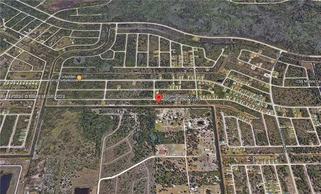 Located at 469 Willowbrook Dr, this expansive 11,989 square foot lot offers a peaceful and accessible setting, surrounded by nature and with easy access to all amenities. Enjoy the beautiful lake view. Take advantage of the close proximity to parks, trails, and lakes for outdoor activities. Acquiring this lot is not only a great option for building your home but also a smart investment in a developing area.