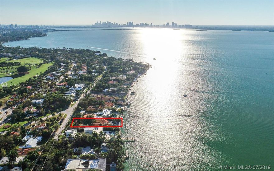 Build your dream mansion on this 24,407-sf lot with 100 feet of waterfront on the wide waters of Biscayne Bay.  Property is located on North Bay Road - Miami Beach’s most prestigious address for waterfront single-family estates, and the preferred address for many celebrities, sports stars, & business owners who enjoy boating and golf.