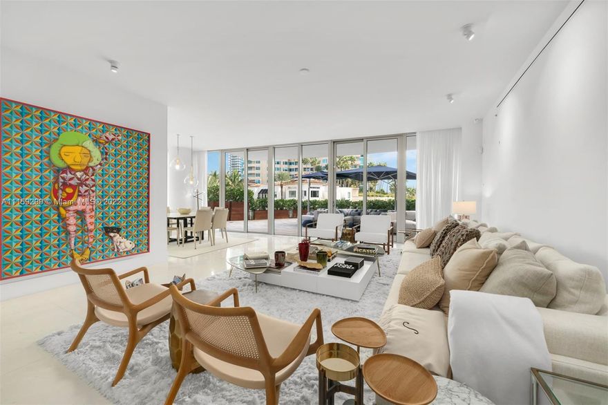 Major Reduction to Sell!One of a Kind Residence Available at Marea Miami Beach.This Stunning 3 Bedroom 3.5 Bath Unit Boasts 2,533 sqft of Living Space and a Massive 2,199 sqft Wrap around Terrace.(Total Area 4,732 sqft) This Abode is Gorgeously Finished with the Finest Upgrades and Design featuring Italian Kitchen Cabinetry by ItaliKraft, Wolf/SubZero Appliances, 10 ft Ceilings, and Master Bath Designed by Yabu Pushelberg. Only 30 Residences in this Boutique Building where Luxury meets Art. Incredible Amenities with 24Hr Security, Rooftop Pool, Exercise Room, 2 Award Winning Restaurants, and so much More! Amazing location Walkable to the Beach, Shops, and World Class Restaurants like Carbone, Milos, Joe's Stone Crab, and Prime 112.Call Listing Agent for Showings or Information.