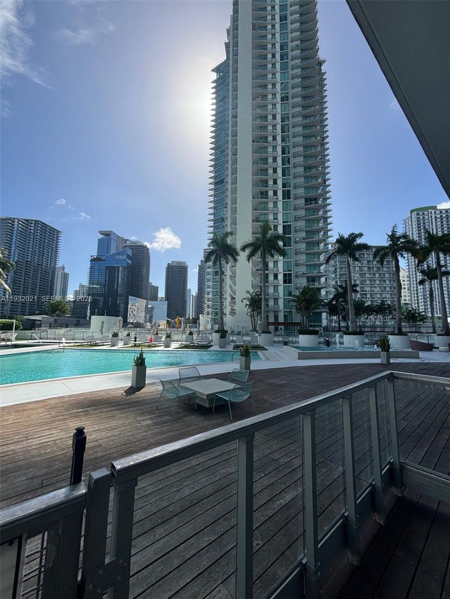 Best priced 1 bedroom at The Ivy, a private riverfront, guard-gated community in the heart of Brickell/Downtown Miami. This bright residence features floor to ceiling impact windows, an open layout, private balcony with open city skyline views, stainless steel appliances, and washer/dryer inside the unit.
Enjoy resort style living with infinity edge pool, lap pool, spa & sauna, state of the art fitness center, business center, children’s play area, on site market, valet, 24/7 security and concierge, plus direct access to the Miami Riverwalk. Prime location just steps from Brickell City Centre, Mary Brickell Village, Metromover, Downtown Miami, and minutes to I-95. Available February 1, 2026. Tenant occupied 24 hour notice required for showings.