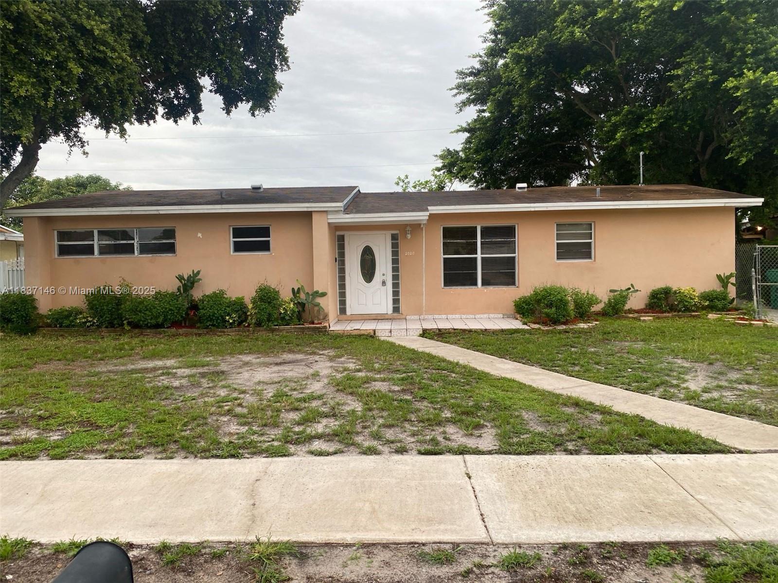 Move-in ready ranch-style home featuring a spacious 4/3 layout. This single-level property offers a functional floor plan with generous living spaces, modern finishes, and a comfortable flow throughout—ideal for those seeking easy, one-level living.