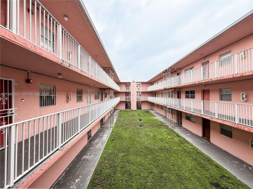 Well-maintained and spacious 2-bedroom, 2-bathroom condo located on the 3rd floor, offering elevator access and a private balcony. This bright unit features tile flooring throughout and an open, comfortable layout. The building provides convenient washer and dryer facilities, with water included in the maintenance. Ideally situated near schools, dining, and shopping, with quick access to US-1 and major highways. Set within a secure, gated community, perfect for both end-users and investors seeking a solid opportunity. May your Best start here!