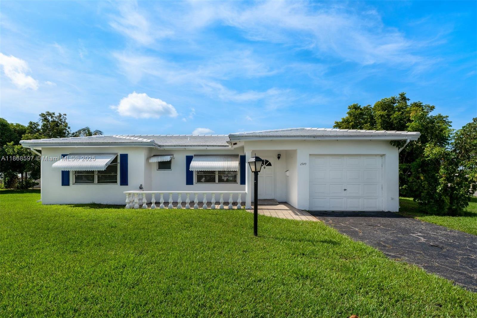 Welcome to effortless living in this charming 2BD/2BA single-family home nestled in a well-maintained 55+ community. This home is one of the community's largest models, and features a freshly painted interior, a 1-car garage, plenty of natural light, and NO LAND LEASE! This residence offers the comfort of a home and the amenities of a resort! Discover the perfect blend of serenity and social connectivity with access to plenty of amenities including two swimming pools, shuffleboard courts, a fitness center, a clubhouse, access to a nearby public golf course, a shuttle service for residences, and more! Enjoy the convenience of lawn/landscape services plus exterior painting provided by the HOA (exterior paint every 6 years, and roof paint every 3 years). Schedule a showing today!