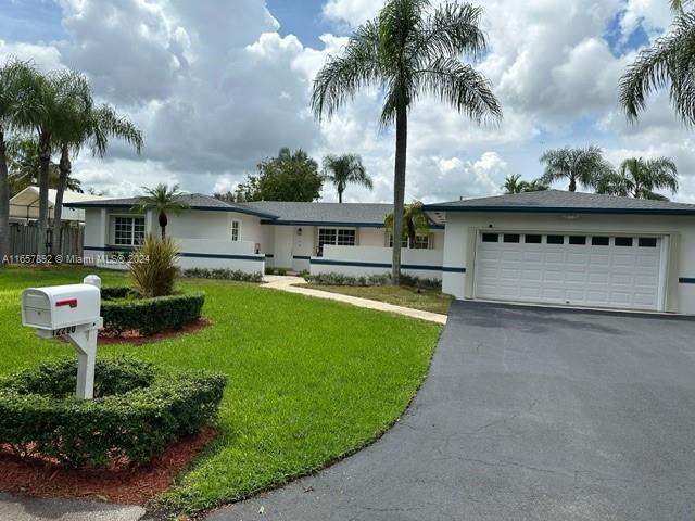 Very well kept 4br/3bth/2 car garage and pool home in sought after location. Home boast a semi open floor plan. The formal living room invites you to unwind with its spacious layout and abundant natural light, creating a serene and welcoming atmosphere. The formal dining room is perfect for hosting family gatherings and adjacent to this, the family room provides a more relaxed space, ideal for casual get-togethers or quiet evenings. Tiled flooring through out. Step outside to discover a large, fenced yard that offers privacy and ample space for outdoor activities. The sparkling pool is a standout feature, providing a refreshing escape and easy access to a full guest bathroom, ensuring convenience for both family and visitors. Pool maintenance and Lawn care at Landlords expense!