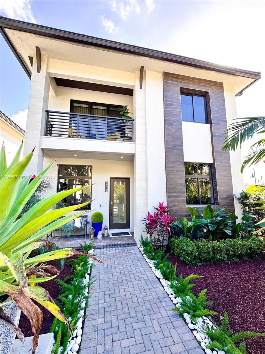 BEAUTIFUL 4 bed & 3.5 bathroom Single Family Home, located in the heart of Downtown Doral, CANARIAS. High-end finishes & modern design elements feature throughout the whole house. The Master suite includes TWO Walk-in closet & a Spa-like ensuite bathroom. Additional conveniences include, THREE cars parking space (2 indoor,1 outdoor), laundry room(2nd level), private patio, family room(2nd level), HIGH ceiling, CORNER house. The community offers, Club House with Pool, Basketball court, Running Court, Fitness Center, Kids Water Park, Game Room, Business Center Etc. Prime location, minutes away from great Restaurants, Shopping Center, renowned Golf courses, Libraries, Parks, Cultural Centers and Schools. Also, find yourself 15 mins away from MIAMI Airport and the Dolphin​​‌​​​​‌​‌​​​‌‌​​​‌‌‌​​‌​​‌‌​​​​ Mall.