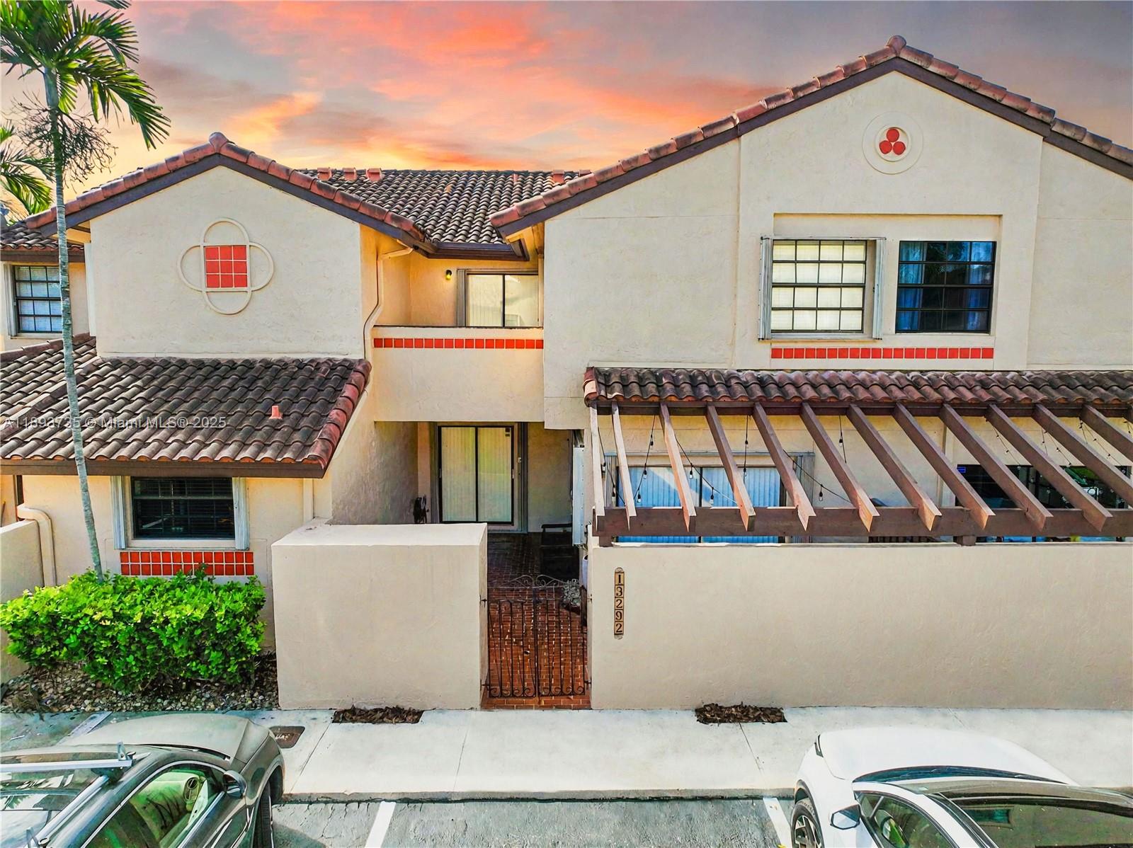 Welcome to this beautifully maintained 2-story townhome in the sought-after Crossings Courtyards community! This spacious home features open-concept living, dining, and kitchen areas, perfect for daily comfort and entertaining. A full bathroom on the main level adds guest convenience. Upstairs, the primary suite offers a walk-in closet, en-suite bath, and access to a private balcony, ideal for morning coffee or evening relaxation. Accordion shutters provide added storm protection. Enjoy resort-style amenities including tennis and pickleball courts, a clubhouse, Olympic-size pool, beach area, BBQ stations, kiddie pool, and a playground. Ideally located near top-rated schools, shopping, dining, parks, hospitals, and the public library. Enjoy 3D virtual tour. May the Force be with you!