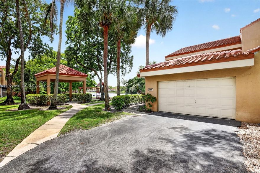 Rarely available 3-bedroom, 3-bathroom corner-unit townhome in Dahlia, a hidden gem in the heart of Plantation. This beautifully updated home features a brand-new roof, remodeled bathrooms, and an upgraded kitchen with quartzite countertops and stainless steel appliances. Accordion shutters throughout provide added protection and peace of mind. The desirable floor plan offers exceptional flexibility, including a full bedroom and bathroom on the first floor—ideal for guests, an in-law suite, or a home office. Upstairs, the spacious primary suite features a large walk-in closet and a beautifully remodeled contemporary bathroom complete with a separate soaking tub and walk-in shower. Situated on a premium corner lot adjacent to a large green space and playground, the home enjoys the feel of having your own private park just outside your door. The association covers exterior maintenance and roof repairs, providing a low-maintenance lifestyle and added peace of mind. Perfectly situated near Plantation Walk, Broward Mall, Sawgrass Mills, Fort Lauderdale-Hollywood International Airport, and major highways including I-595, I-75, and Florida's Turnpike, this home offers exceptional convenience for commuting, shopping, dining, and entertainment. Priced to sell and will not last long!