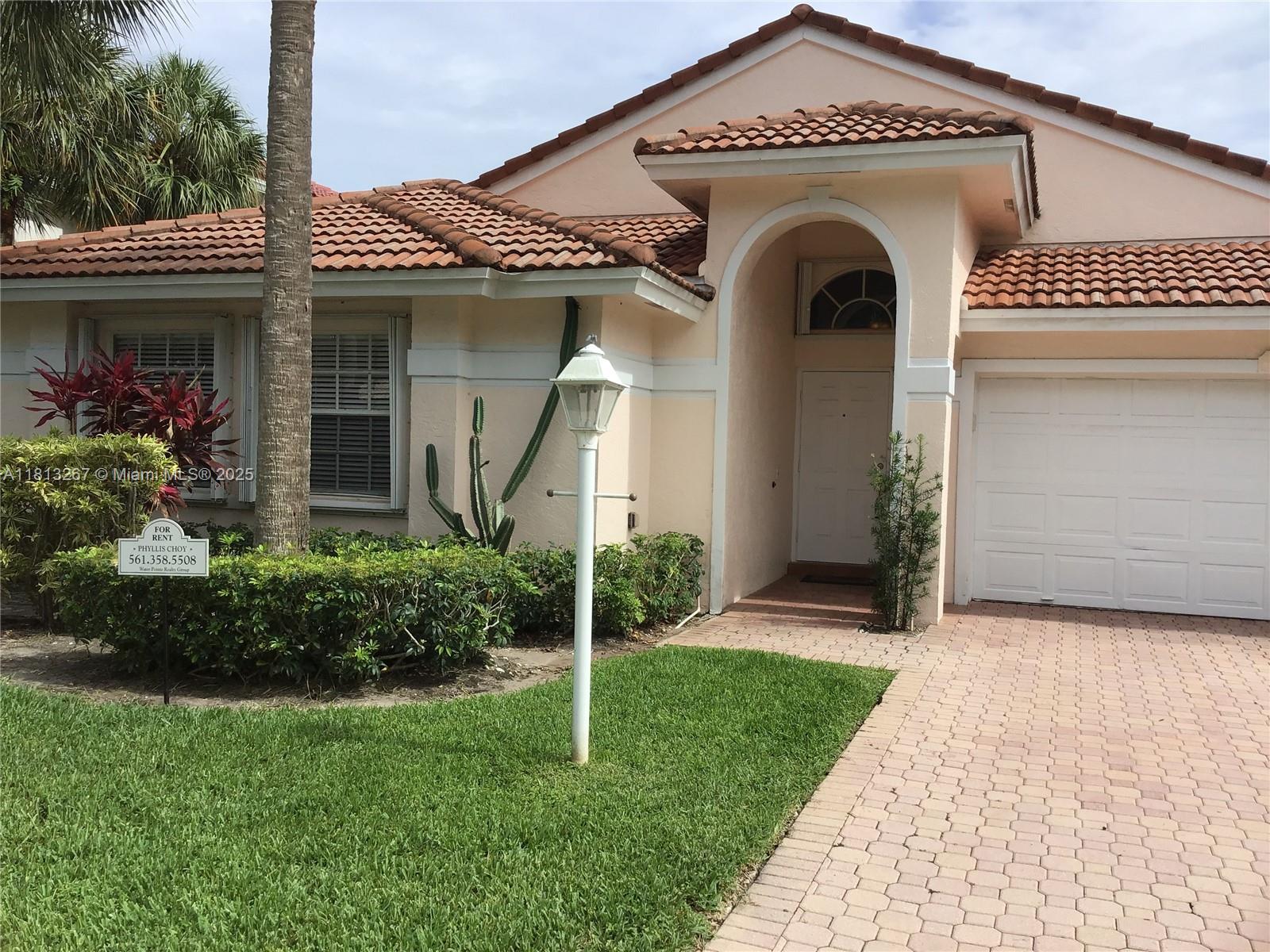 Gated community (Maple Isle) in Jupiter. located minutes to pristine beaches, recreational facilities, A-rated schools, restaurants, golf courses, I-95, The Florida Turnpike and just 20 minutes to the Palm Beach International Airport. This 4 bedroom (split plan), 2 bath, 2 car garage is immaculate, new luxury vinyl tile, new HVAC system, ceiling fans, SS appliances, freshly painted and a fully fenced tropical backyard. Accordion hurricane shutters, community pool and gated entrance. ONE SMALL PET UNDER 20 LBS WILL BE CONSIDERED. Credit worthiness is a priority. HOA approval is required. Annual lease only includes basic cable, community pool and landscaping.