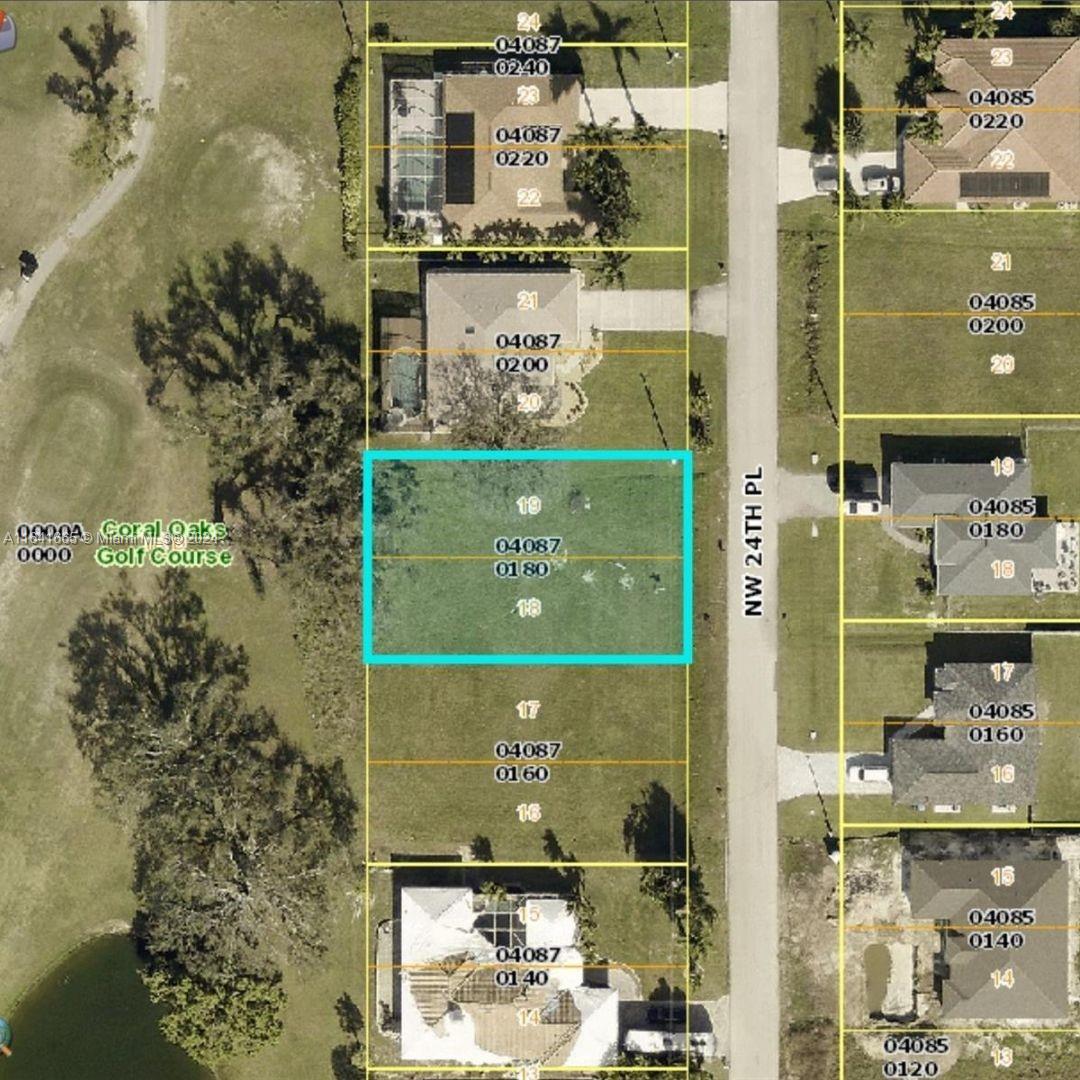 Introducing an incredible opportunity to build your dream home on the Tee Box of the 14th Hole of Coral Oaks Golf Course. Enjoy stunning views, prime western exposure for breathtaking sunsets, and a serene lifestyle. This golf course, designed by Arthur Hills, features an 18-hole, par 72 layout, driving range, chipping area, putting green, pro shop, and a full-service restaurant and bar. With no HOA fees, you get the benefits of a city-owned public course that balances fun and challenge. Located in a peaceful neighborhood near top-rated schools, shopping, dining, and entertainment. Secure this prime lot and create your golf course paradise in sunny Florida today!