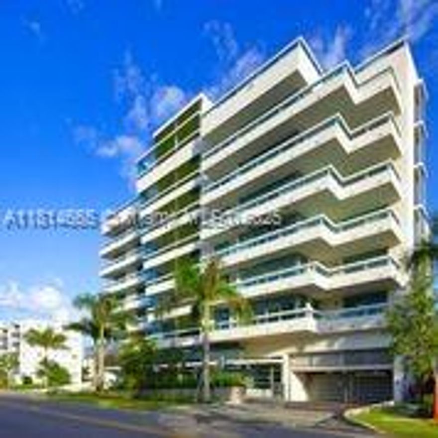 Beautiful 2 bed 2 bath corner unit in a boutique building, located in the heart of Bay Harbor Islands. This modern unit comes fully equipped with top-of-the-line appliances, refrigerator, microwave, washer/dryer. Floor-to-ceiling windows and sliding doors. Fabulous rooftop deck featuring infinity pool, jacuzzi, BBQ/ entertainment area. Close to the beach and schools. Easy access to major highways and main avenues. 2 parking spaces.