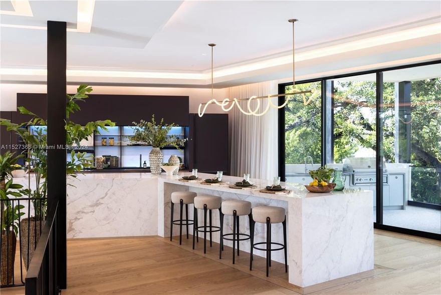 Brand new, state-of-the-art waterfront property with 80-FT on the water & a 60-FT dock. Step inside to discover a home with ultra-high-end finishes & meticulous craftsmanship with an integration of materials, textures & elements throughout. From the Onyx bathroom, to the front entrance Live Wall with its own irrigation system, to the innovative Valcucine kitchen with glass matte cabinets and the prime grade oak wood flooring with dark bronze trim, this property is unlike any other. With 3 floors all accessible via your elevator, enjoy the rooftop lounge, outdoor kitchen, balcony or deck perfect for relaxation & entertainment. Sporting a sophisticated Tesla Powered Solar Farm. All of this, at an unbeatable location, within walking distance to​​‌​​​​‌​‌​​​‌‌​​​‌‌‌​​‌​​‌‌​​​​ everything.