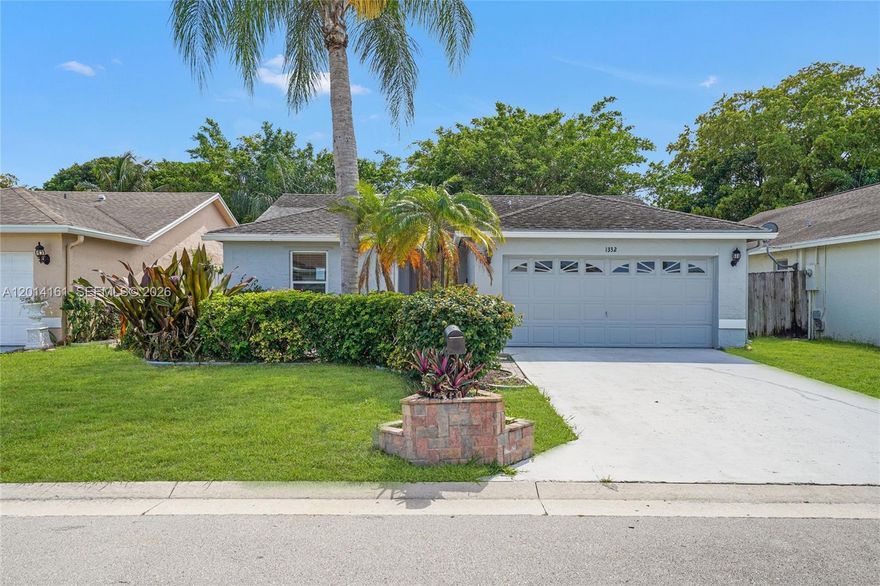 Beautiful single-family home featuring a private pool. This 3 bedrooms and 2 bathrooms with 1,352 sq ft of living space. This home offers an open floor plan, tile flooring throughout, and French doors that bring in natural light and lead to a spacious backyard.

The property includes a 2-car garage, washer and dryer hookups, and a newer A/C system (only 3 years old). Enjoy a private backyard with a patio, pool, and canal views, perfect for relaxing or entertaining. Pets are welcome, and there is no credit requirement to apply.

Located in Wellington, known for its world-class equestrian lifestyle, this home is just minutes from the Palm Beach International Equestrian Center, polo events, and top-rated schools. Conveniently close to shopping at the Mall at Wellington Green, dining, and major highways for easy access to West Palm Beach and Fort Lauderdale.