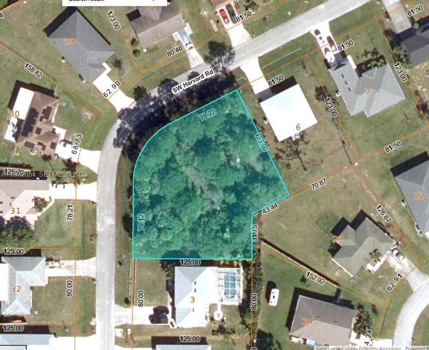 Build your dream home on this desirable vacant lot located in the growing Southwest Port St. Lucie area. Situated on a quiet residential street, this property offers a prime opportunity with no HOA and convenient access to shopping, dining, schools, parks, and major roadways. Enjoy nearby Tradition, I-95, and Florida’s Turnpike for easy commuting. Plenty of space for a custom home, pool, and outdoor living. Don’t miss this excellent investment or future homesite in a rapidly developing neighborhood.