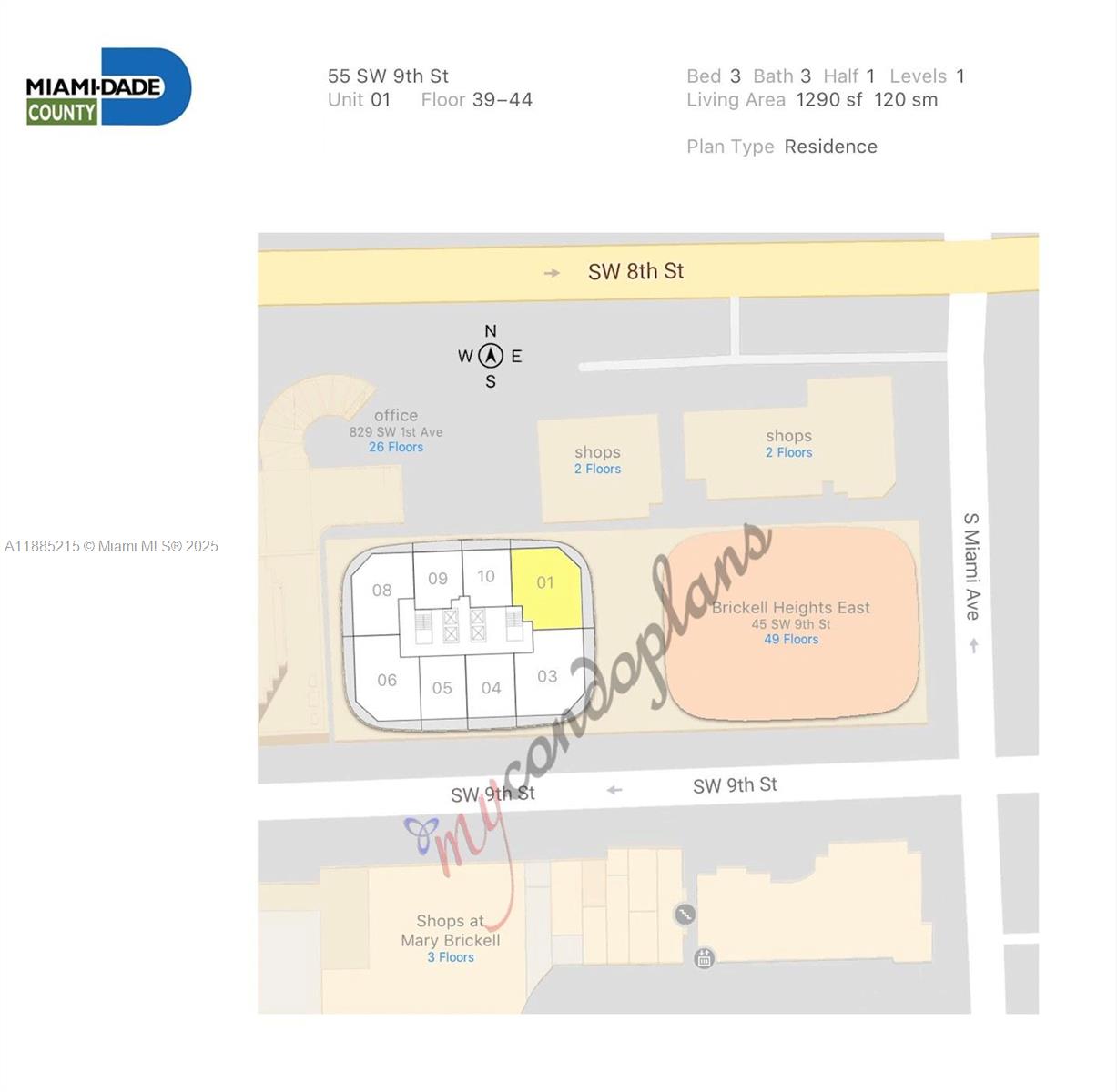 BRICKELL HEIGHTS WEST CON - Residential Lease