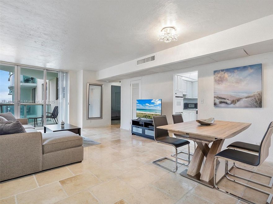Turn-key furnished seasonal rental in Hollywood Beach! The Tides at Hollywood is a beautful oceanfront building with resort-style amenities. Walking distance to restaurants and Walmart Supercenter, close to Aventura and Fort Lauderdale Airport.