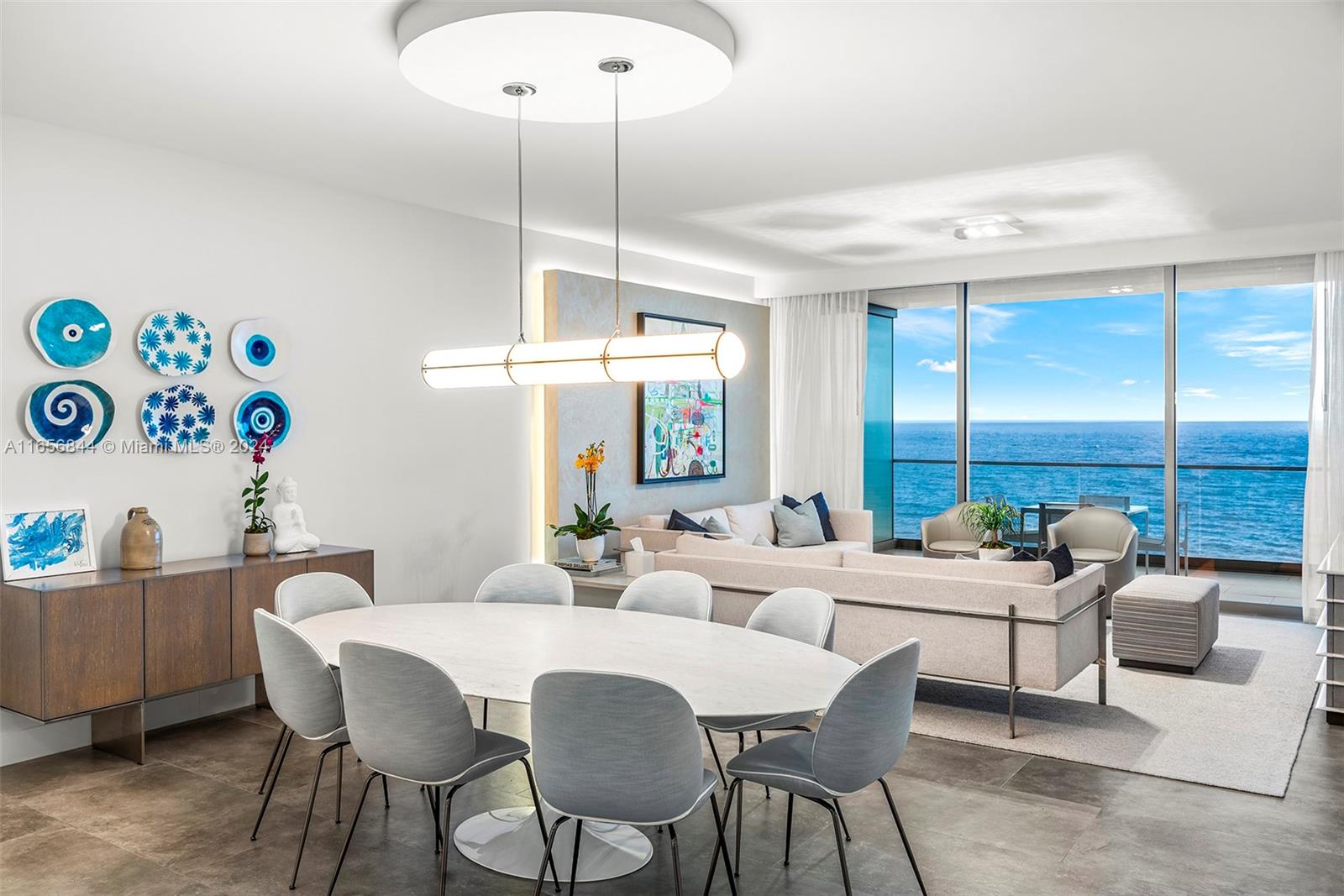 Experience luxury living at Oceana Bal Harbour in Unit 1003N, a stunning residence designed by AD100 interior designer Jamie Drake. This elegant 1-bedroom + den, 2-bathroom apartment offers breathtaking ocean views and abundant natural light from floor-to-ceiling windows, creating a seamless connection to the expansive private terrace overlooking the Atlantic Ocean, perfect for relaxing or entertaining outdoors. Enter through a private elevator that opens directly into an open living area and gourmet kitchen. The primary suite features an oversized walk-in closet and a spa-like bathroom with marble finishes, a soaking tub, and a rain shower. Resort-style amenities include a 24-hour doorman and concierge, beach service, pools, a poolside restaurant, a world-class spa, and 2 storage units.