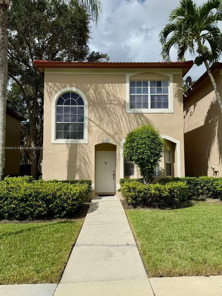 Discover this stunning  home in an excellent location! with 3  bedrooms, 2.5 baths, perfect for families or professionals. Convenience of two side by side parking spots right in front for easy access.

Situated in a gated community with 24/7 security, you'll feel safe and secure all times. The property is nestled in A+ school districts ideal for families looking to provide their children with top-notch education. 

Don’t miss  this fantastic home with Open and bright layout with new appliances, Private backyard for outdoor bbq  Walking distance to parks, close to Shopping Center, and Dinning Safe, family-friendly neighborhood in one of Weston's most south-after communities! Contact us today ,  to schedule a viewing and make this townhouse your new home sweet home