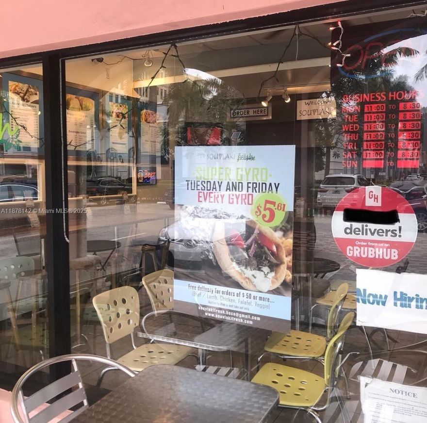 Don’t miss this rare opportunity to acquire a well-established Gyro Restaurant in the heart of Mizner, one of Boca Raton’s most sought-after dining and entertainment districts. This business has been serving loyal customers for years and continues to thrive with a strong reputation for quality and consistency.
?? E1/E2 Visa Eligible – perfect for foreign investors seeking a profitable, established U.S. business.
?? High Online & Delivery Sales – strong digital presence with proven performance on delivery platforms.
?? Prime Location – located in Mizner, a high-traffic area known for shopping, dining, and nightlife.
Ideal for an investor, operator, or family business, this restaurant offers a turnkey operation in one of South Florida’s most desirable markets.