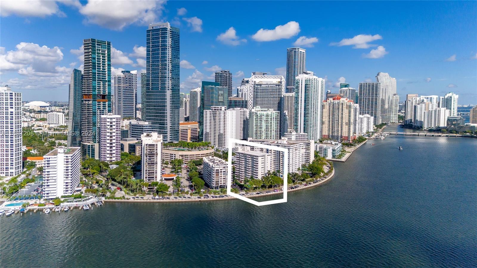 Enjoy bay views and breezes from all rooms in the least expensive 1/1/ condo in the Brickell area. Freshly painted. New shades in master bedroom. New refrigerator and microwave in kitchen. New lighting fixture in dining area. Balcony with the panoramic bay views is big enough for table and chairs. Huge entry closet by entry can be customized to buyer’s needs. Pleasant pool area also with view to the bay. Entire complex is gated. Door to balcony is impact as are lower windows. There are also hurricane folding doors in balcony area. Washer and dryer are in large room on same floor. On site management. This is a co-op. Buyer can obtain a mortgage from National Cooperative Bank. Near restaurants and entertainment areas.