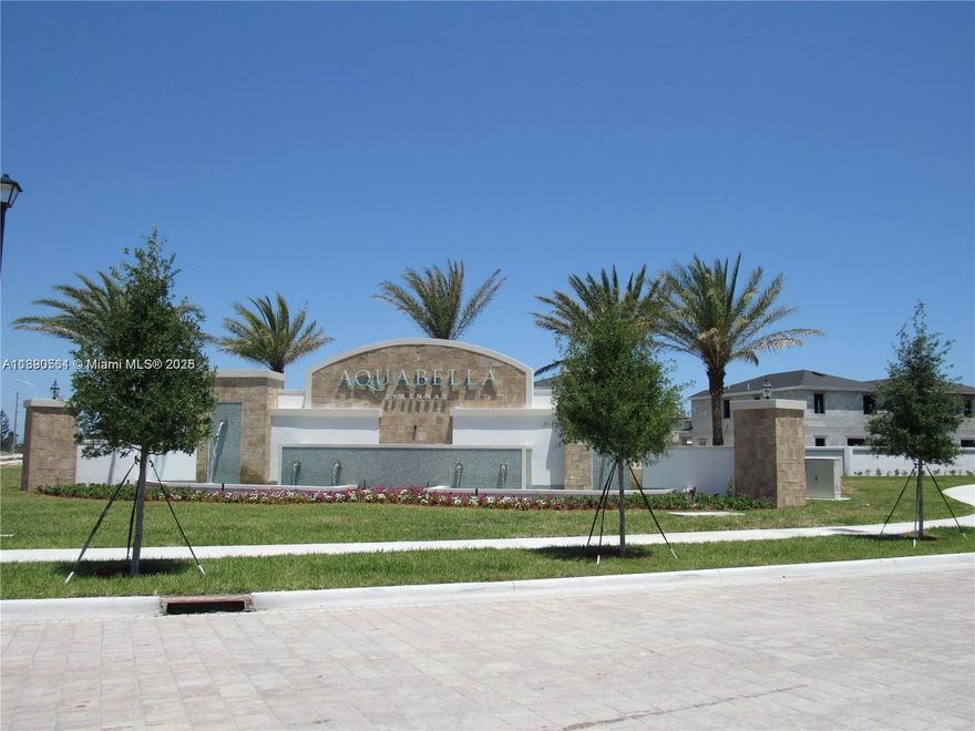 SPECTACULAR LAKEFRONT HOME IN AQUABELLA, 5 BEDROOMS AND 4.5 BATHROOMS,  GREAT KITCHEN AND BATHROOMS W/WOOD CABINET & GRANITE COUNTER TOPS, WALKING CLOSET MASTER WITH DOUBLE SHOWER, COVERED SINGLE GARAGE AND EXCELLENT LOCATION, CLUB HOUSE WITH PLENTY OF AMENITIES, SECURITY GUARD 24 HOURS, WASHER & DRYER. PLEASE SEND OFFER WITH RENT APPLICATION, POLICY REPORT, LAST 3 PAY-STUBS,  PHOTO ID, LAST 3 BANK STATEMENT.