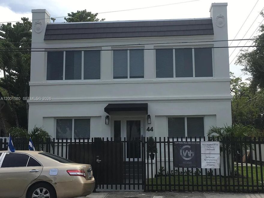 Fully renovated 4-unit boutique building in the heart of Little Havana, just off Flagler – an amazing central location in Miami, easy to get anywhere! This unit is a spacious 2-Bedroom / 1-Bath home on the 1st floor with abundant natural light, modern kitchen, renovated bathroom, impact windows, and washer & dryer in unit. Move in with only 1st month and security deposit! Rapid approval, ready for you to make this your new home!