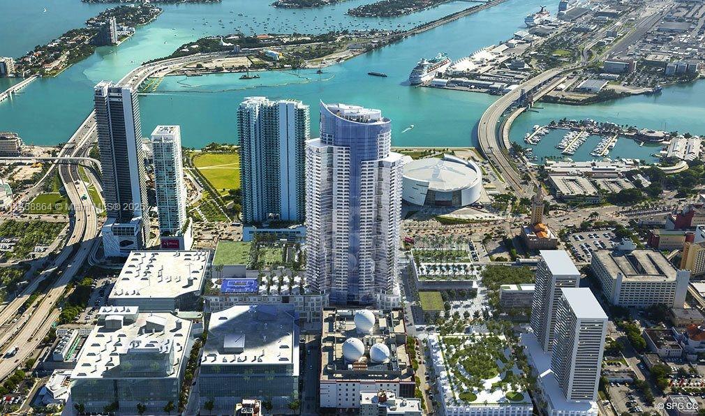 Rental Property at 851 Ne 1st Ave 3700, Miami, Broward County, Florida - Bedrooms: 1 
Bathrooms: 2  - $4,650 MO.