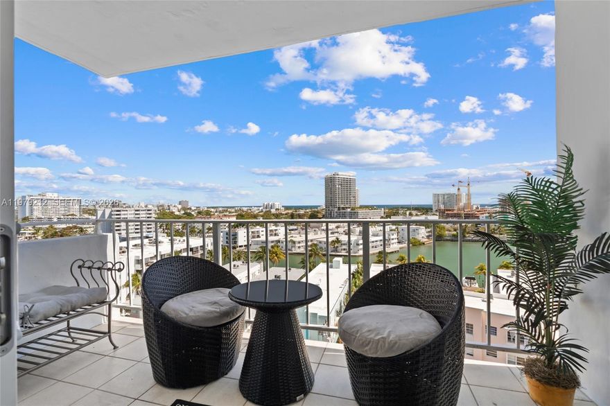 Enjoy panoramic Miami Beach skyline , Ocean and sunset views from this stylish 1-Bedroom, 1.5-Bathrooms residence offering 780 SF of living space + a spacious private Balcony, ideally located in the rapidly growing Normandy Island neighborhood of Miami Beach. This area is experiencing significant development with new parks, services, parking, and retail, all within walking distance to the world-famous beaches.

The unit features unobstructed skyline views with Ocean views and beautiful Sunrises thanks to its desirable EAST exposure. Interior highlights include ceramic flooring throughout, HURRICANE -IMPACT  window and sliding  doors leading to the balcony.

The fully equipped kitchen offers elegant white quartz countertops, dishwasher, electric stove, and microwave. The spacious bedroom features natural light from its window and a spa-style en-suite bathroom with a shower/tub combination and double vanity sinks. An additional half-bath provides convenience for guests.

This property is available FURNISHED or UNFURNISHED seeking a high-quality residence in a fast-growing Miami Beach neighborhood! Schedule your showing today. 

VIDEO CLICK HERE : 
https://drive.google.com/drive/u/2/folders/1-VJgIWvq3ar0yN7tFKRLyZIQpHNVOY9r
