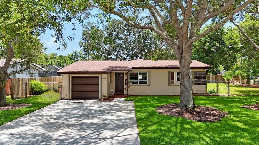 This beautiful home in the heart of Old Pompano has been lovingly cared for by the same family for over 50 years. It boasts a HUGE lot that is just under 16,000 sq ft and has mature trees throughout. The new roof (2024) and hurricane shutters (2023) provide you with reduced insurance rates and peace of mind. Perfectly located, the house is walking distance to Kester Park, Pompano Park, and the Pompano Amphitheater. The star of the show is truly this oversized lot, and the sky is the limit to what you can do with the special property.