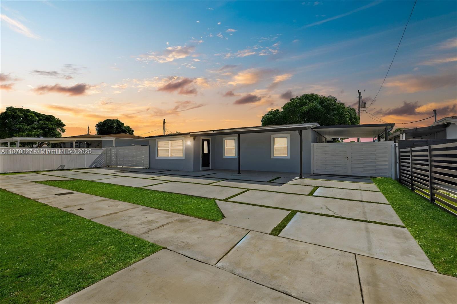 Beautiful Home in Hialeah!
This stunning property features 3 spacious bedrooms and 2 modern bathrooms, fully remodeled with a contemporary design. Enjoy a large backyard with an outdoor kitchen perfect for entertaining guests, family gatherings, and special occasions. The home also offers a sleek modern driveway, open floor plan, and stylish finishes throughout.
Don’t miss the opportunity to make this home yours! Seller is motivated and willing to contribute towards buyer’s closing costs.