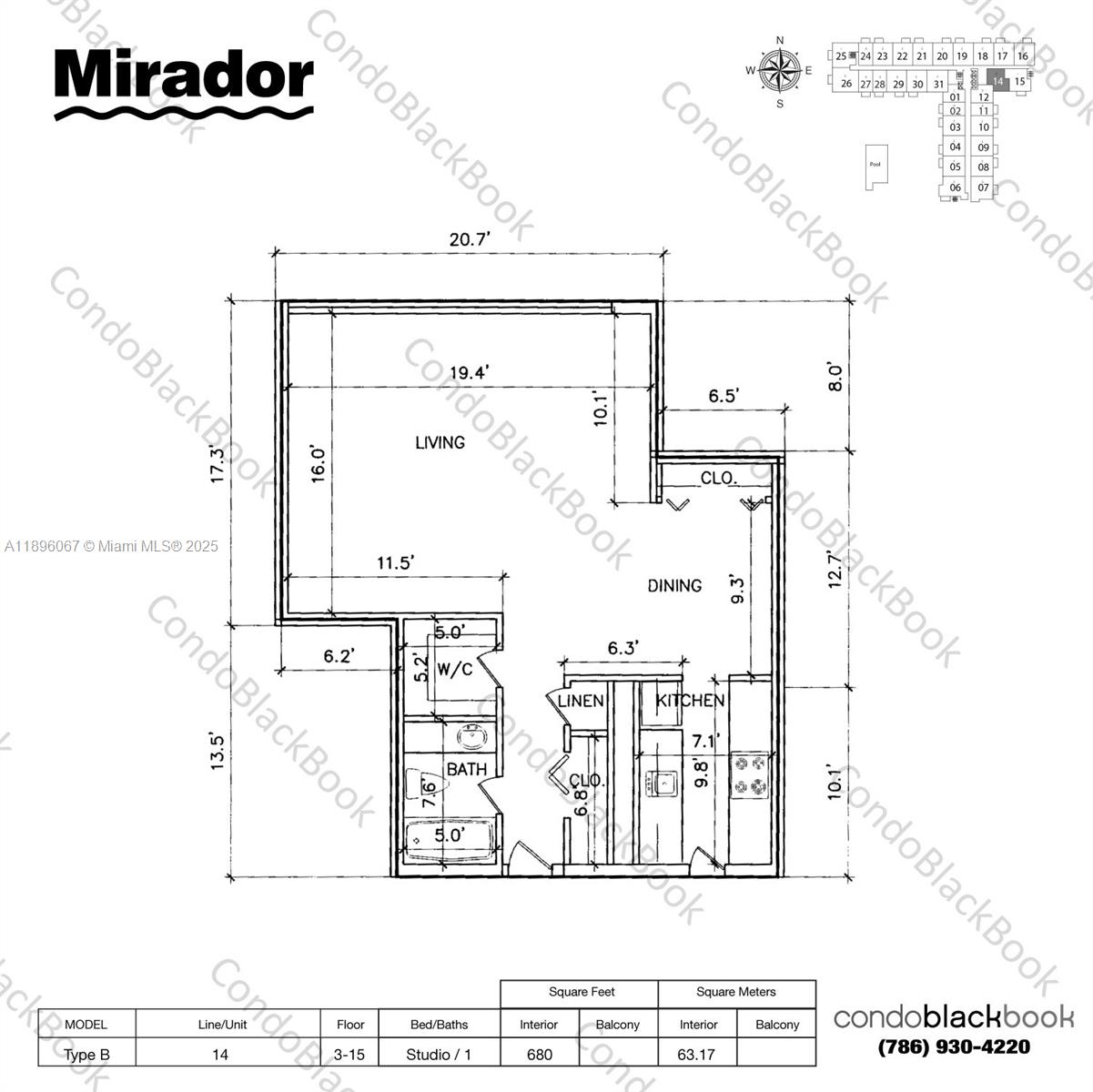 MIRADOR 1200 CONDO - Residential Lease