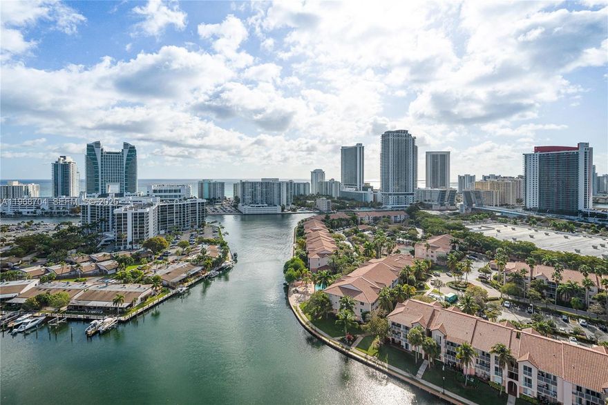 Spectacular Penthouse Residence in Anchor Bay offering breathtaking panoramic views of the Intracoastal Waterway and the ocean beyond. This bright and spacious residence features expansive windows and a private terrace perfectly positioned to capture stunning water views, vibrant boating activity, and beautiful sunsets.

Spacious penthouse  2 bedrooms & 2 bathrooms with 1,984 sq. ft. of living space and the potential to convert into a 3-bedroom . Every room features  ocean views. Open kitchen , living room and fireplace adds warmth and charm, giving the home a distinctive character.

Residents enjoy a full-service luxury building with premium amenities including a waterfront pool, fitness center, secured lobby, tennis courts, marina access, and two covered parking spaces. Boating enthusiasts will appreciate the opportunity to own or rent a boat slip, offering direct Intracoastal access and effortless navigation to the ocean.

Ideally located just minutes from Golden Beach, Aventura Mall, Gulfstream Park, fine dining, and pristine beaches, this penthouse offers the perfect blend of waterfront lifestyle, comfort, and convenience.

A rare opportunity to own a penthouse with exceptional views and endless potential in one of the area’s most desirable waterfront communities